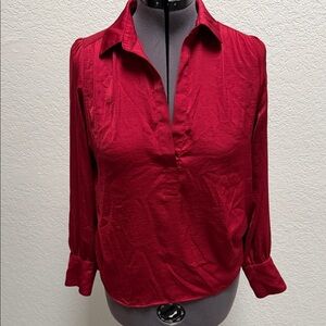 Banana Republic Deep Red Blouse
